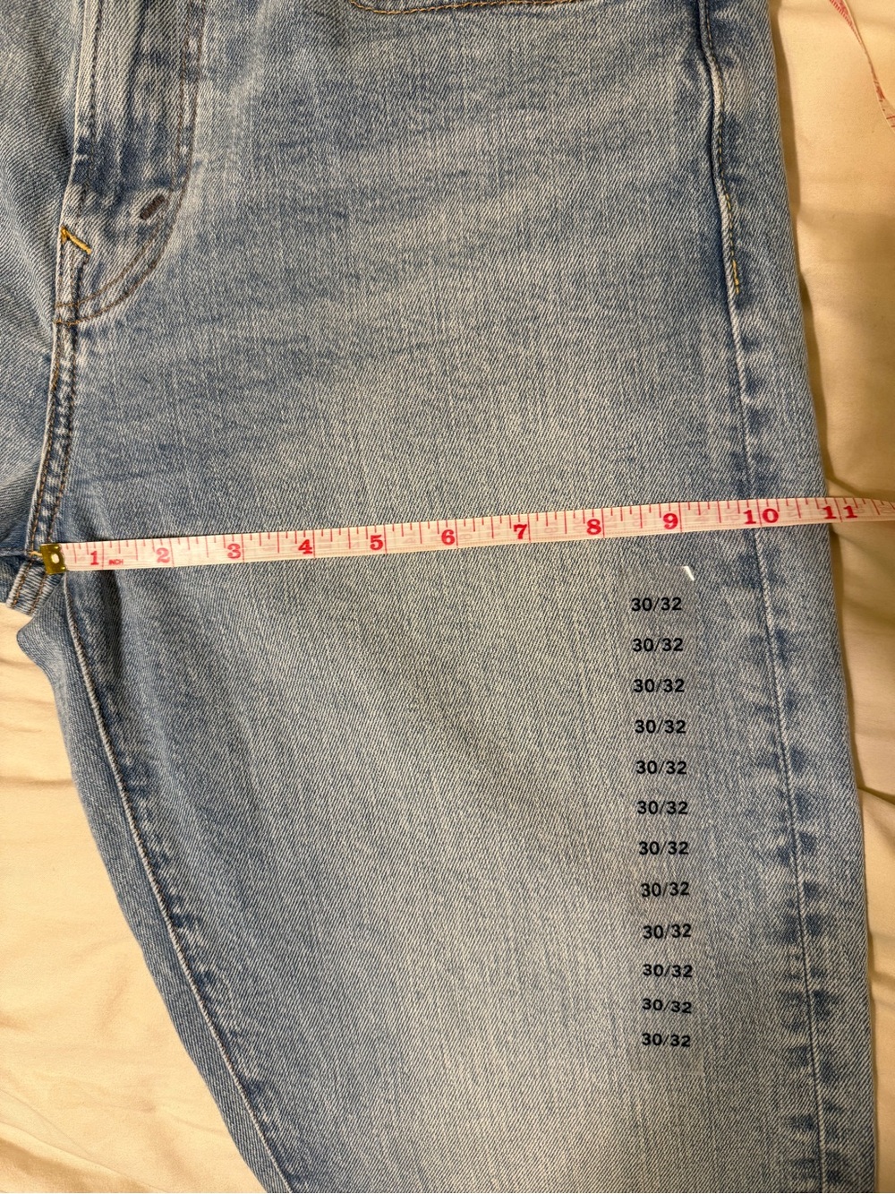 NWT AE Original Straight Jean in Pale Ocean // Men 30x32 - Picture 16 of 16